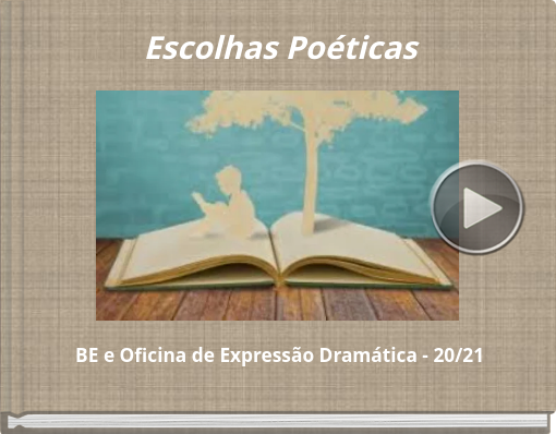 Book titled 'Escolhas Poéticas'