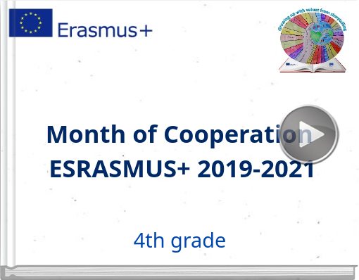 Book titled 'Month of Cooperation ESRASMUS+ 2019-2021'