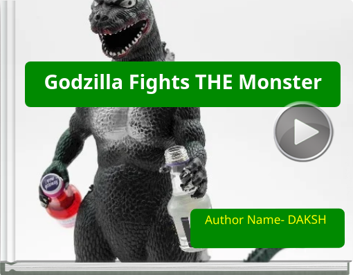 Book titled 'Godzilla Fights THE Monster'
