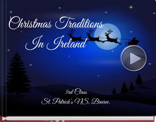 Book titled 'Christmas TraditionsIn Ireland'