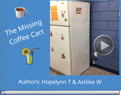 Book titled 'The Missing Coffee Cart'