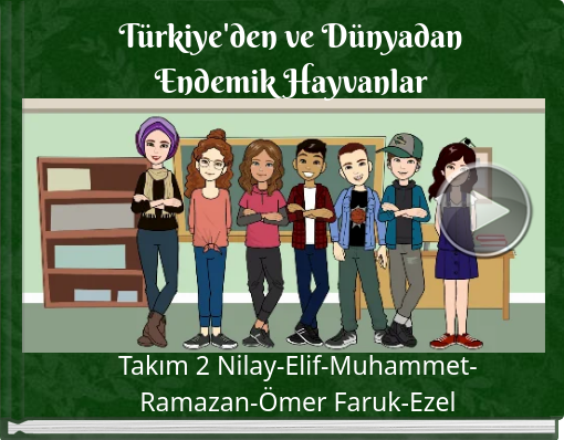 Book titled 'Türkiye'den ve Dünyadan Endemik Hayvanlar'