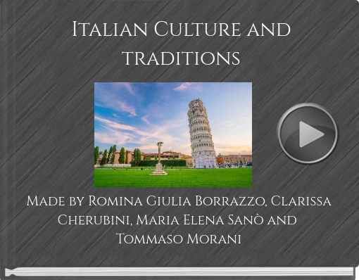 Book titled 'Italian Culture and traditions'