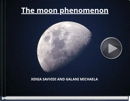 Book titled 'The moon phenomenon'