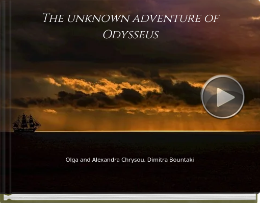 Book titled 'The unknown adventure of Odysseus'