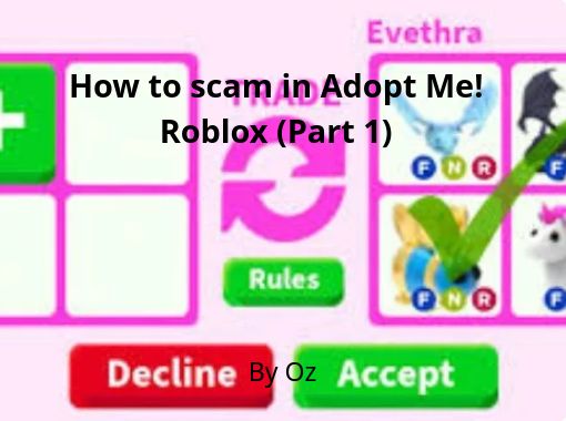 My adopt me trading story - Free stories online. Create books for kids