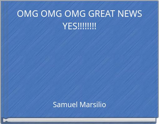 OMG OMG OMG GREAT NEWS YES!!!!!!!!