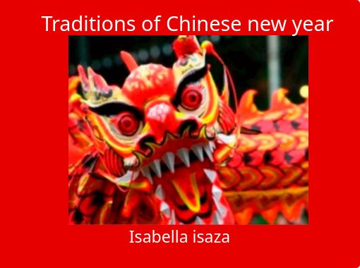 "Traditions of Chinese new year" - Free stories online. Create books