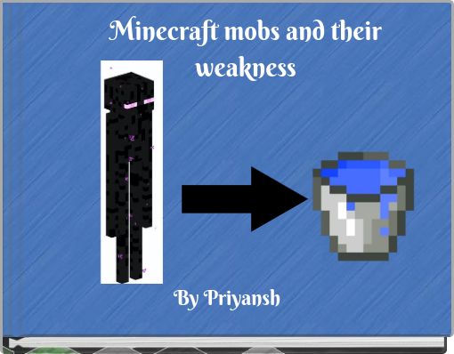 Minecraft mobs and their weakness