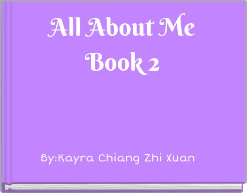 All About Me Book 2