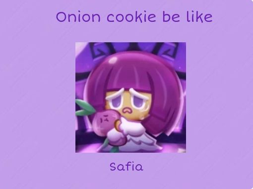 Onion cookie