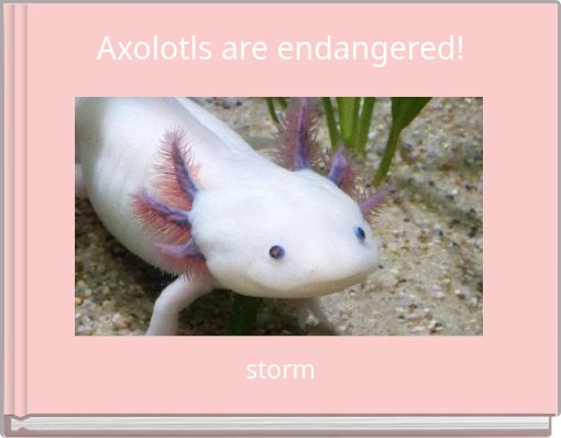 Axolotls are endangered!
