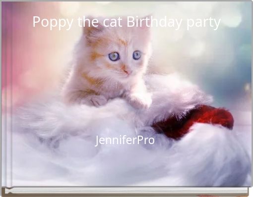 Poppy the cat Birthday party