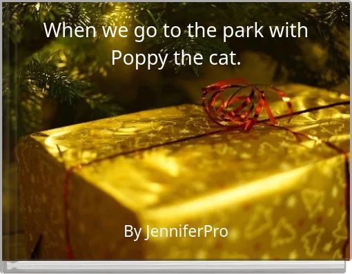 When we go to the park with Poppy the cat.