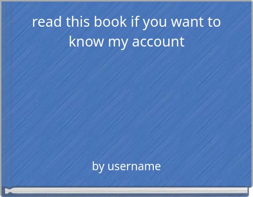 read this book if you want to know my account