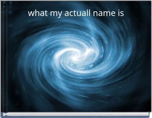 what my actuall name is