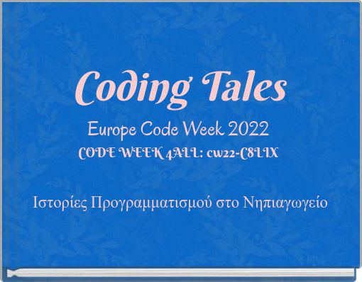 Coding Tales Europe Code Week 2022 CODE WEEK 4ALL: cw22-C8LIX