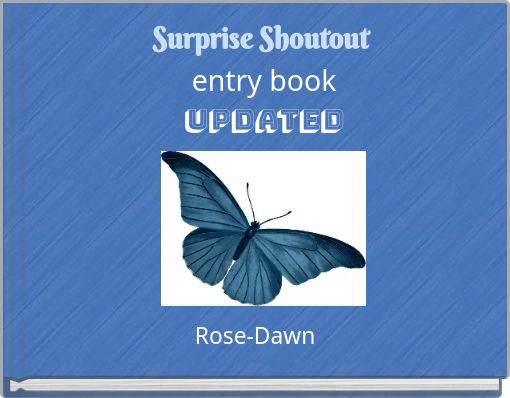 Surprise Shoutout entry book UPDATED