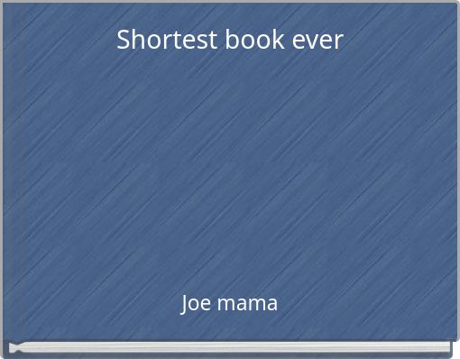 Shortest book ever