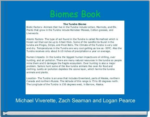  Biomes Book 