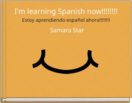 I'm learning Spanish now!!!!!!!!Estoy aprendiendo español ahora!!!!!!!!