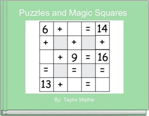 Puzzles and Magic Squares 