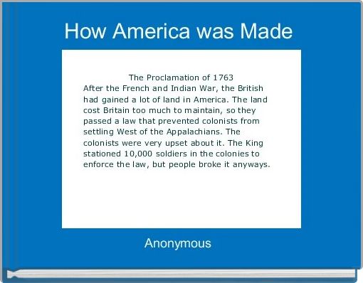 How America was Made 