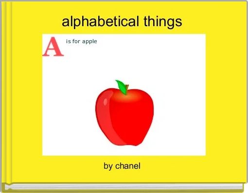 alphabetical things 