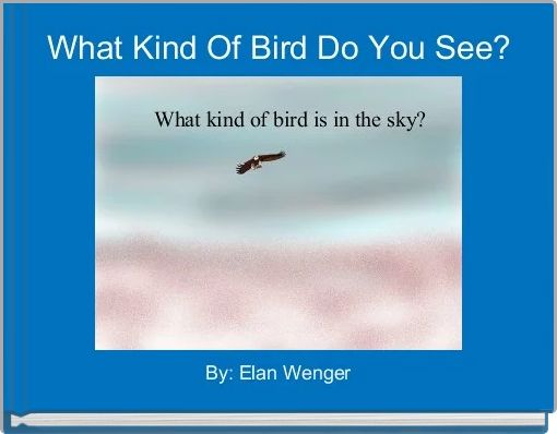 What Kind Of Bird Do You See?