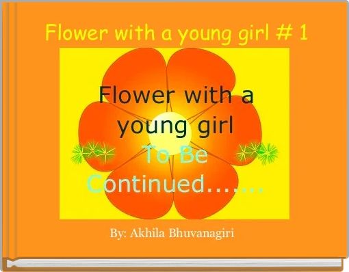 Flower with a young girl # 1