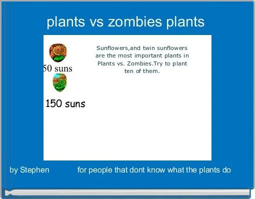 plants vs zombies plants 