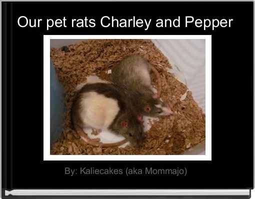 Our pet rats Charley and Pepper 