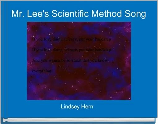 Mr. Lee's Scientific Method Song