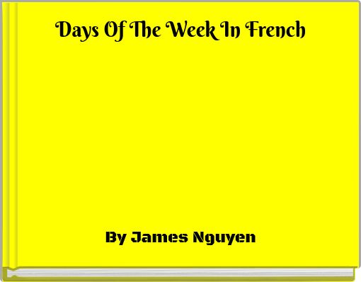 Days Of The Week In French
