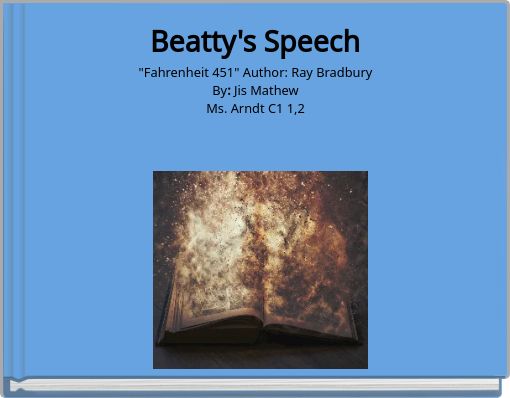beatty's speech rhetorical analysis
