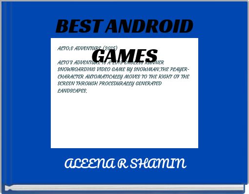 BEST ANDROID GAMES
