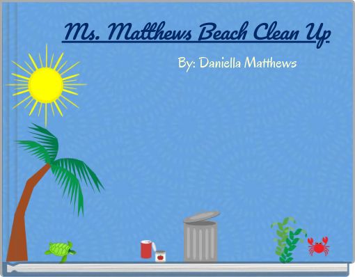Ms. Matthews Beach Clean Up