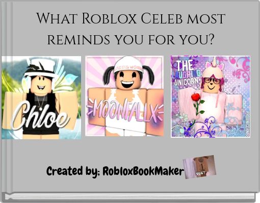 What Roblox Celeb most reminds you for you?