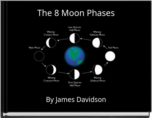 "The 8 Moon Phases" - Free stories online. Create books for kids