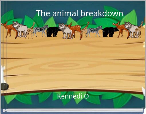 The animal breakdown