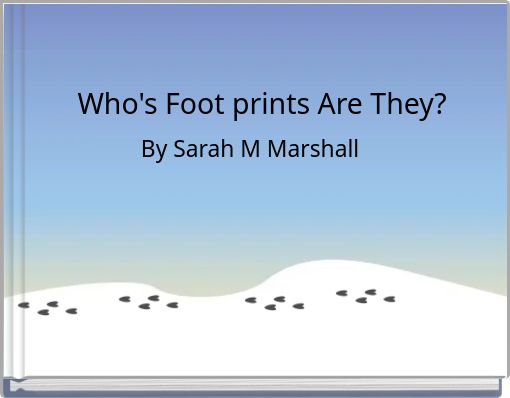 Who's Foot prints Are They?