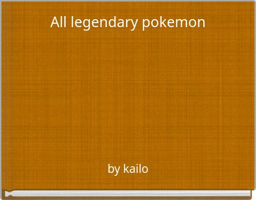 All legendary pokemon
