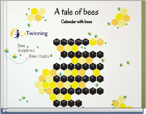 Calendar with bees