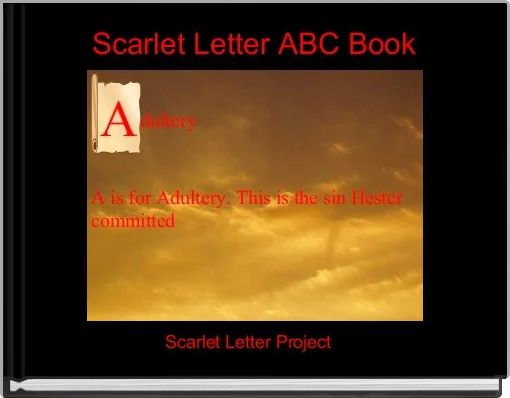 Scarlet Letter Abc Book Free Stories Online Create Books For Kids Storyjumper