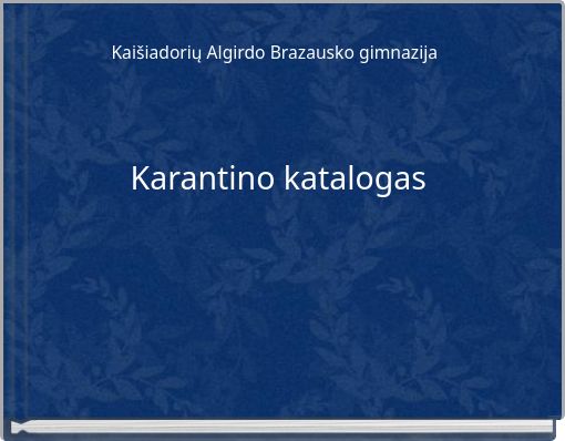 Karantino katalogas