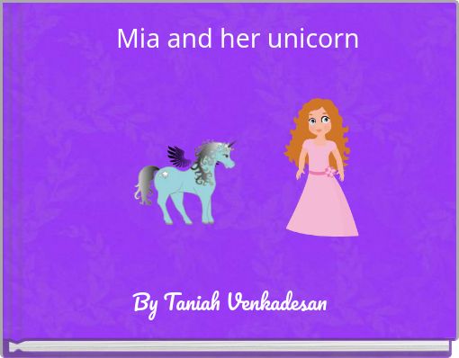 Mia and her unicorn