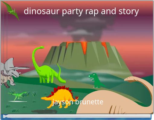 dinosaur party rap and story
