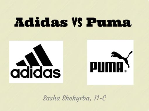 Explanation Classification Oar Adidas vs Puma" - Free stories online. Create books for kids | StoryJumper