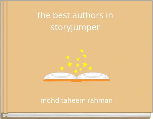 the best authors in storyjumper