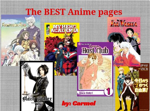 The BEST Anime pages